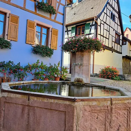 Grand Gite Dans Maison Alsacienne Historique Gueberschwihr Exterior photo